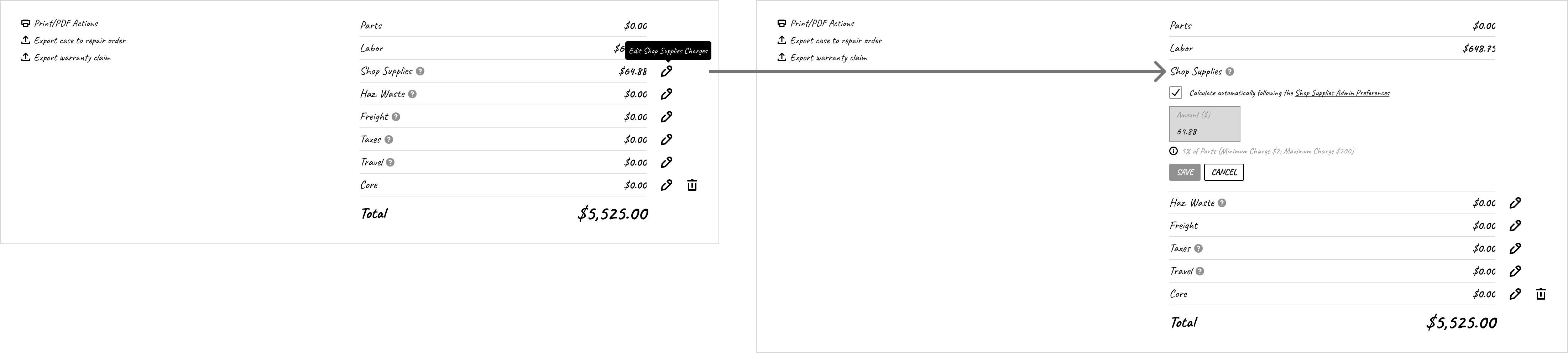 Inline editing exploration